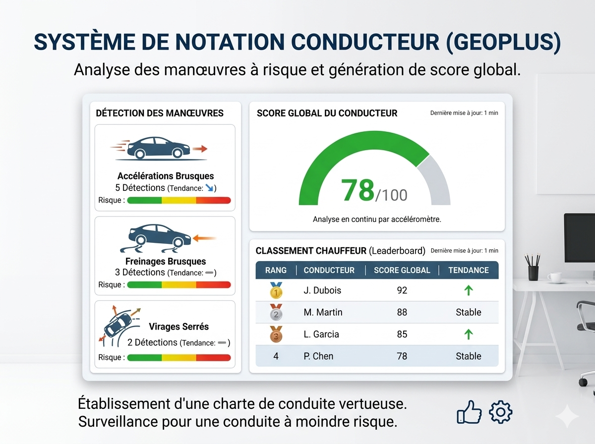 Système de notation GeoPlus - Analyse des manœuvres